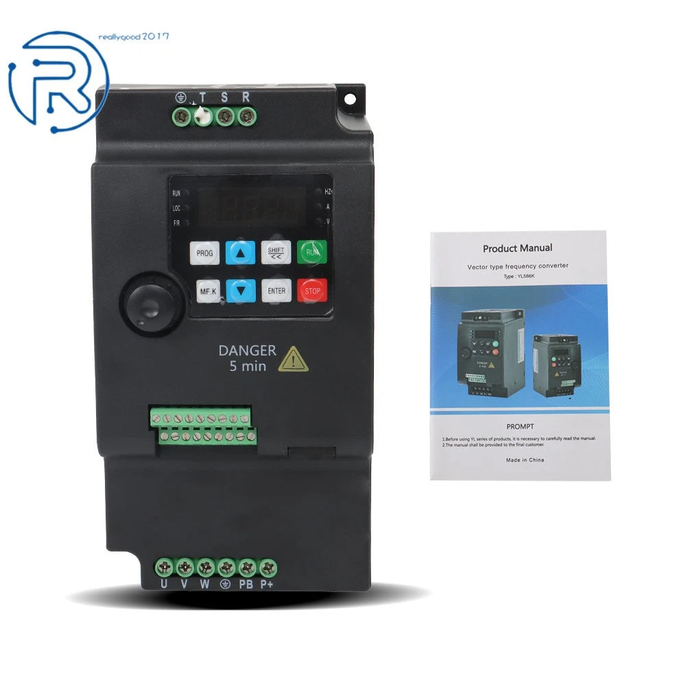 Variable Frequency Drive Inverter Converter 220V 3KW 4HP (1-Phase to 3-Phase)