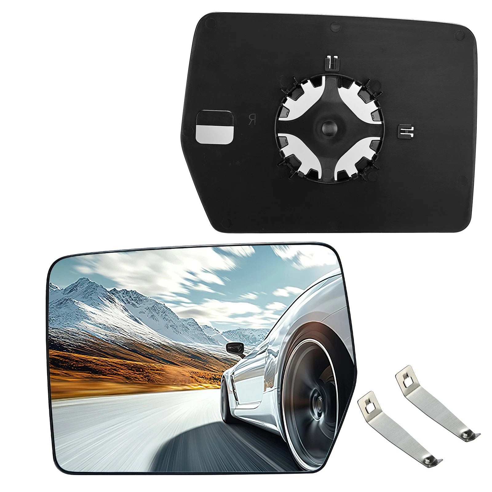 Driver Side Mirror Glass for 2004-2010 Ford F-150 (4L3Z17K707AA)