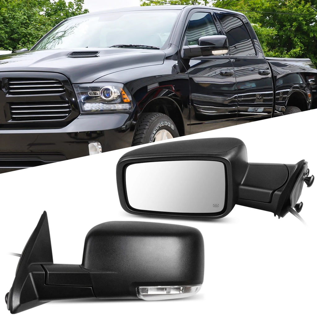 Power Heated Turn Signal Puddle Lights for Dodge Ram 1500 (2009–2019)
