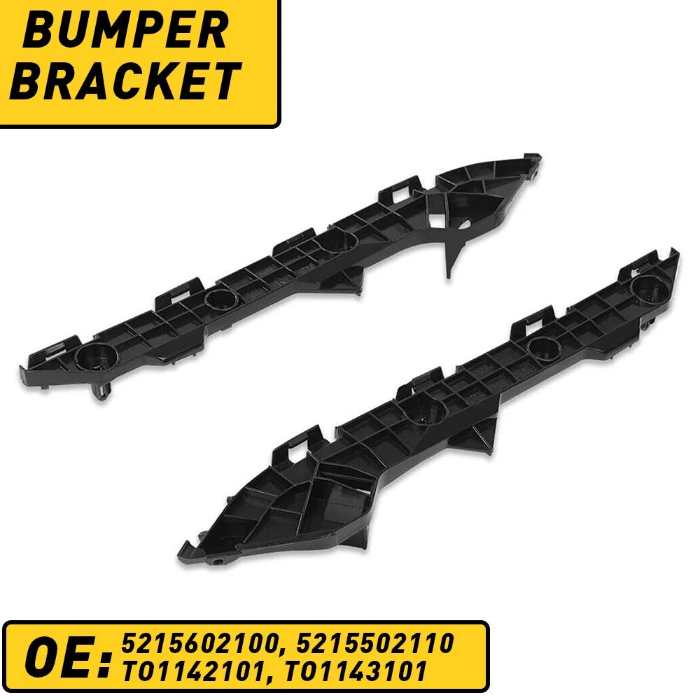 Set of 2 Rear Bumper Retainer Brackets for Toyota Corolla (2009–2013)