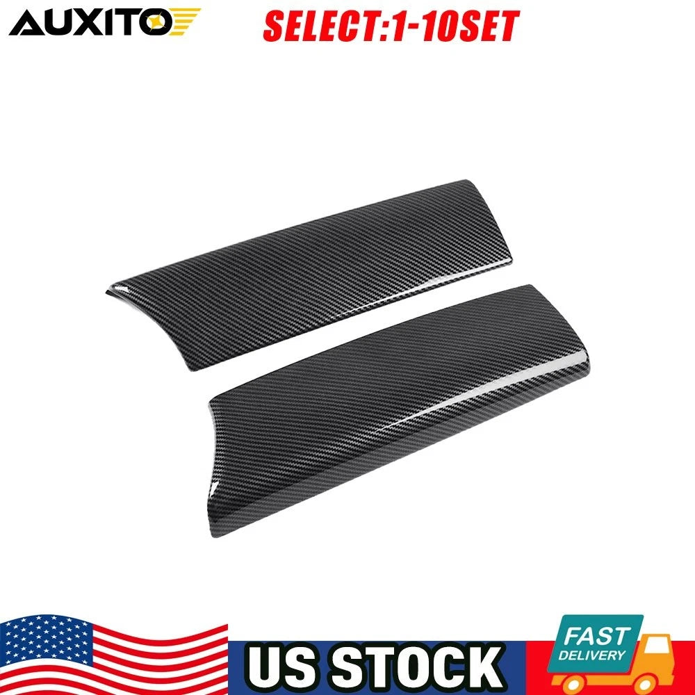 Carbon Fiber Center Console Armrest Box Trim for Benz C-Class W205 (2015–2020)
