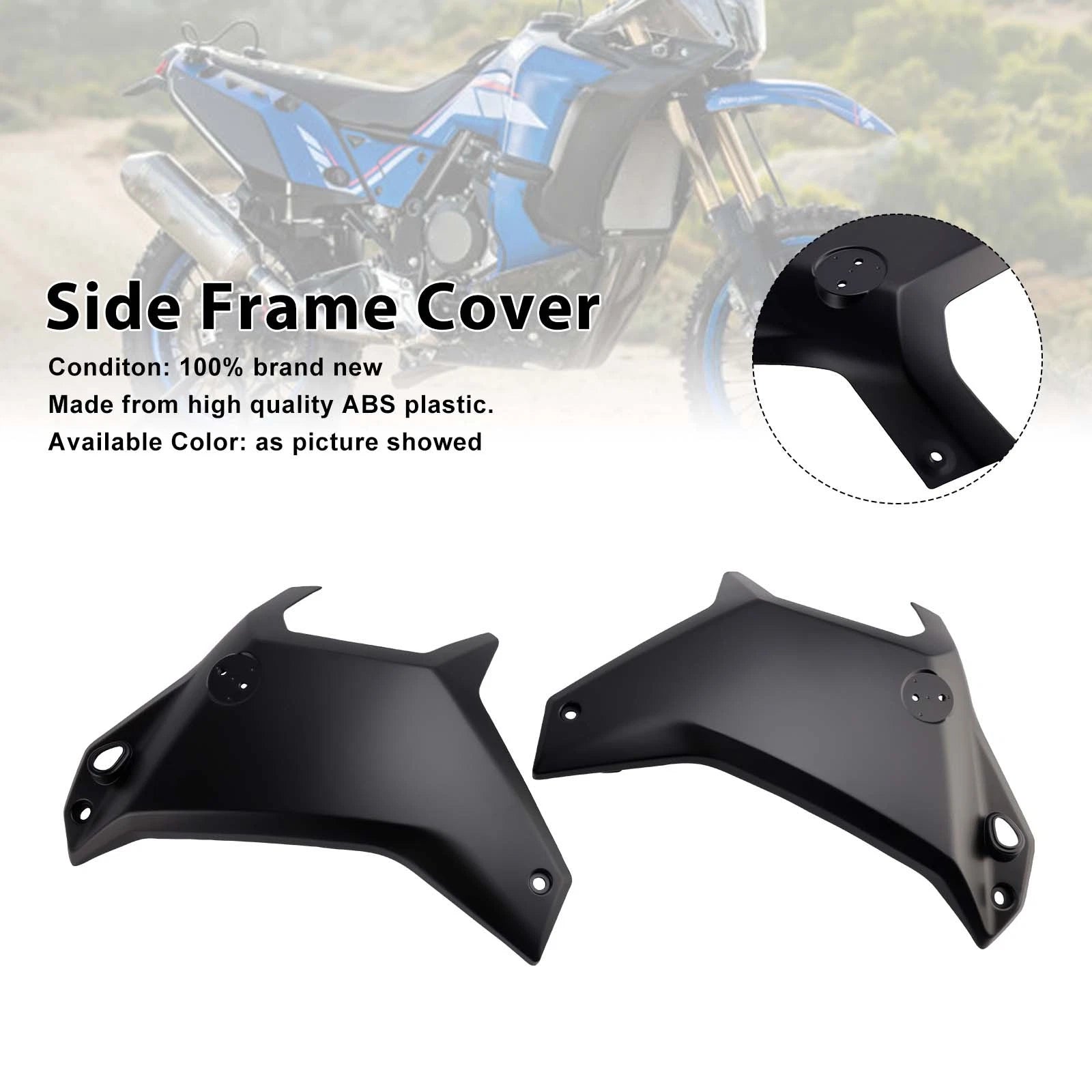 Side Frame Panel Fairings Cover for Yamaha Tenere 700 (2025–2026) Black