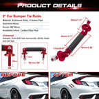 1.77-Inch Quick Release Fasteners Bar for Car Front/Rear Bumper (-)