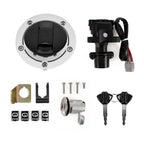 Set of 2 Fuel Gas Cap Seat Lock Keys Ignition Switch for Suzuki GSXR 1000 750 (2005–2018)