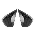 Carbon Fiber Look Rear Window Louver Trim for BMW X6 E71 E72 (2008–2014)