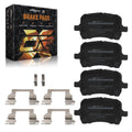 Front Ceramic Brake Pads Set for Chevrolet Cobalt HHR Malibu Pontiac G5 G6 (2005–2010)