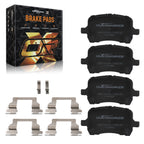 Front Ceramic Brake Pads Set for Chevrolet Cobalt HHR Malibu Pontiac G5 G6 (2005–2010)