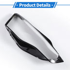 1 Pc Headlight Lens Cover for Audi A5 (2012–2015) Black