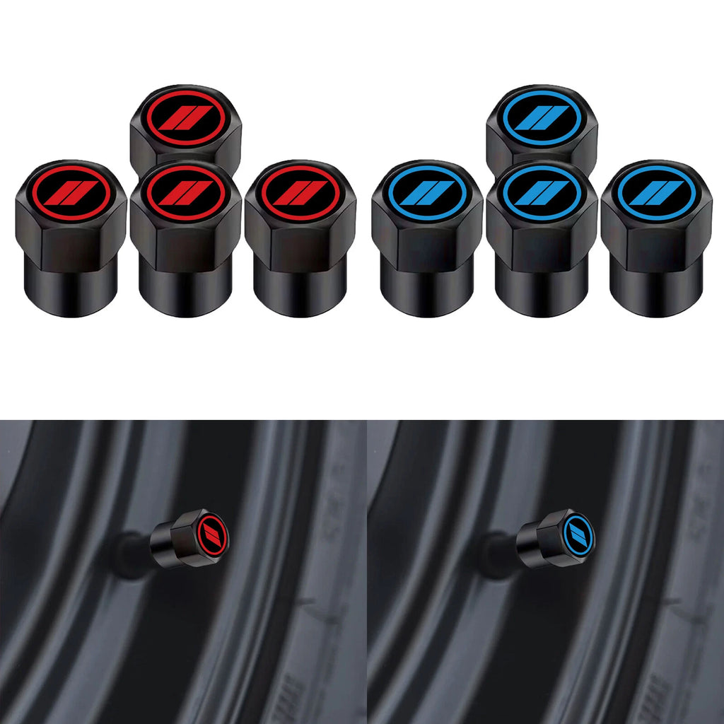 4Pcs Aluminum Tire Valve Stem Caps for Dodge Challenger Charger (2011–2020)