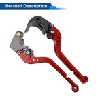 Adjustable Brake Clutch Levers for Suzuki GSXR1000 (2005–2006) Red 1 Pair