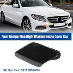 Front Left Headlight Washer Nozzle Cover Cap Black for BMW M3 (2015-2018)