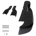 Rear Bumper Black Steel for Chevy S10 Sonoma Fleetside (1998–2004) GM1101103