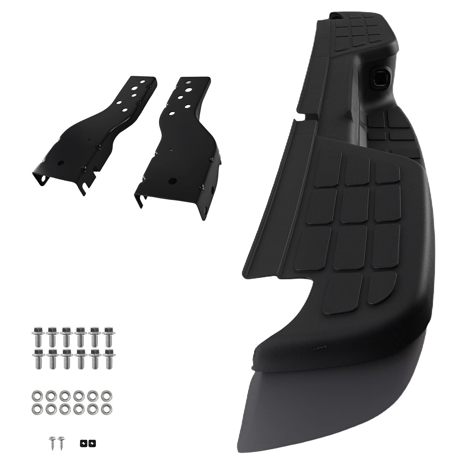 Rear Bumper Black Steel for Chevy S10 Sonoma Fleetside (1998–2004) GM1101103