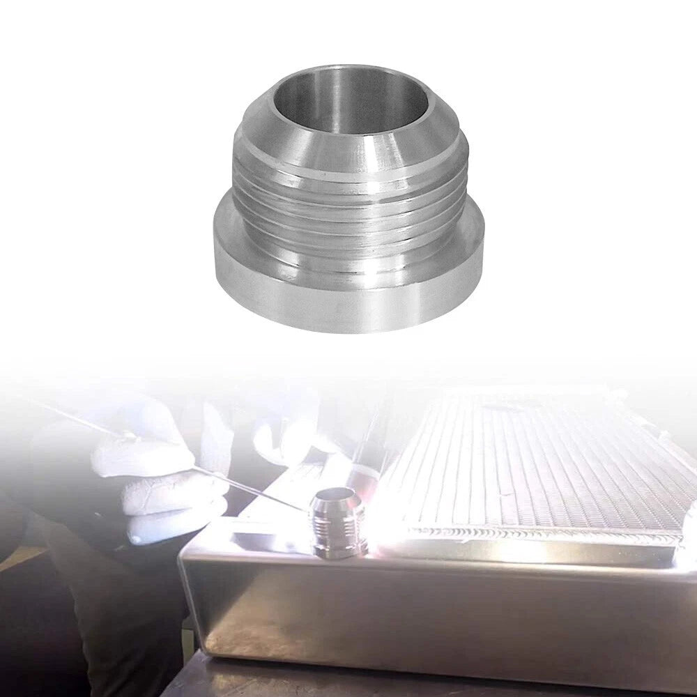 2X AN16 Male Aluminium Weld On JIC Bung Fitting