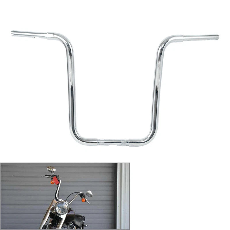 18" Ape Hanger Handlebar for Harley FLST FXST Sportster XL883 XL1200 (2004–2023)