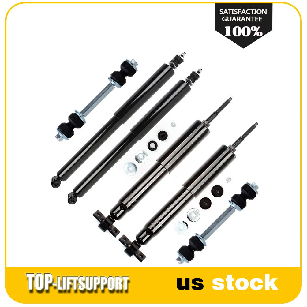 Set of 4 Front Rear Shocks and Sway Bars for Ford F-150 (1997–2003)