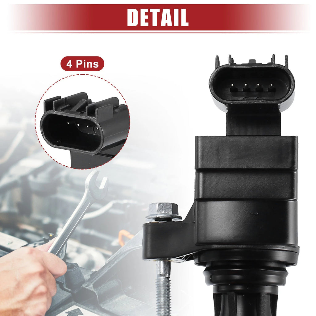 Set of 4 Ignition Coils for Buick LaCrosse 