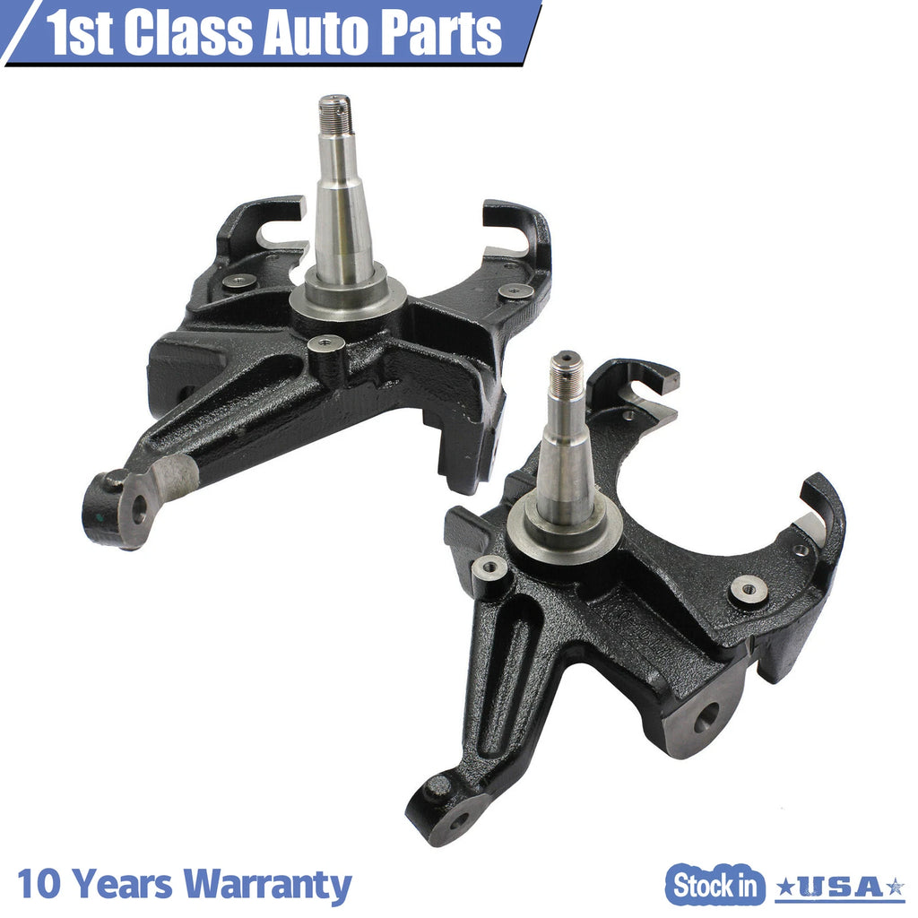 2X 2.5" Drop Spindles for Chevy C10 (1963–1970) w/Disc Brake 2WD