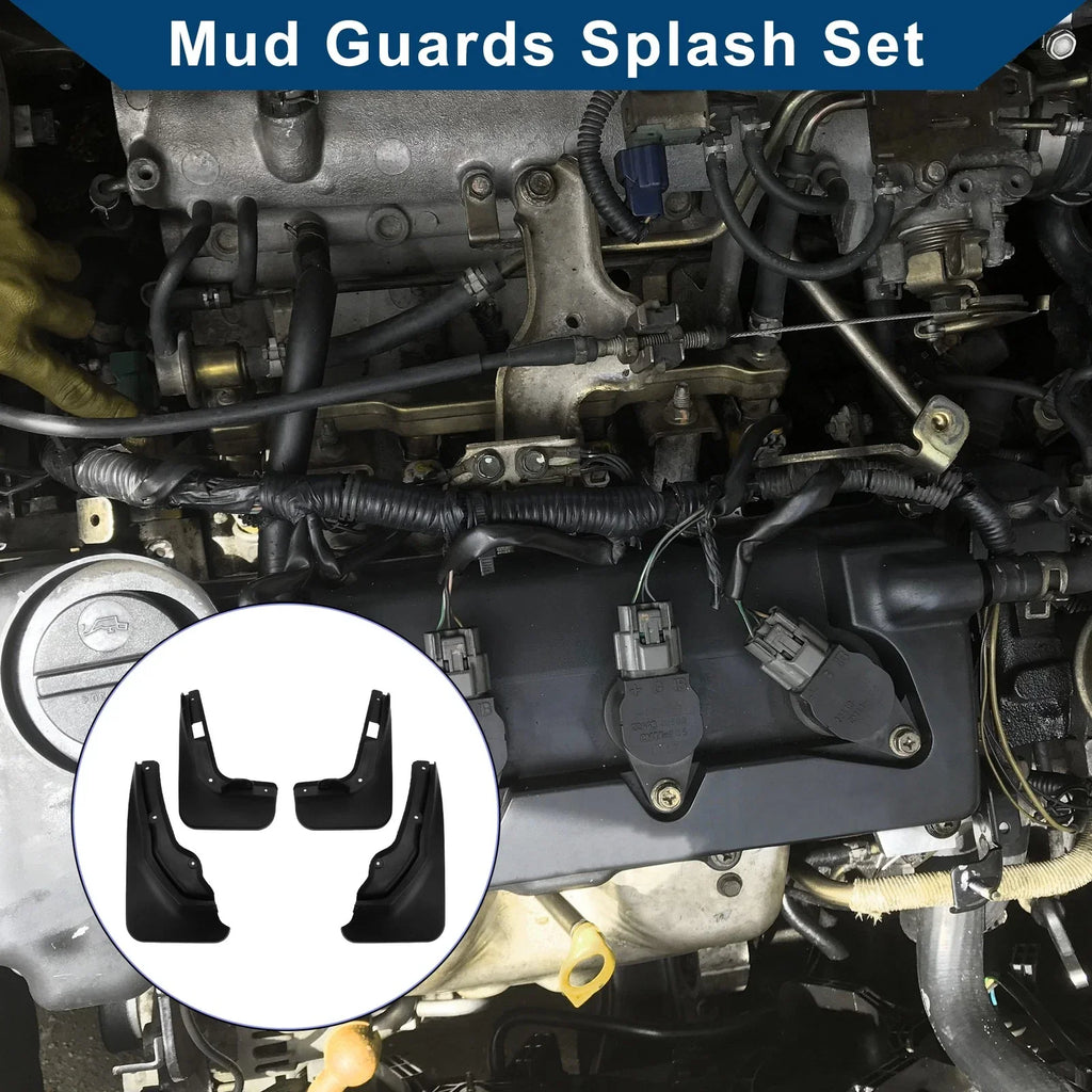 Mud Flaps Splash Guards Set for Mercedes-Benz C Class (2011-2014)