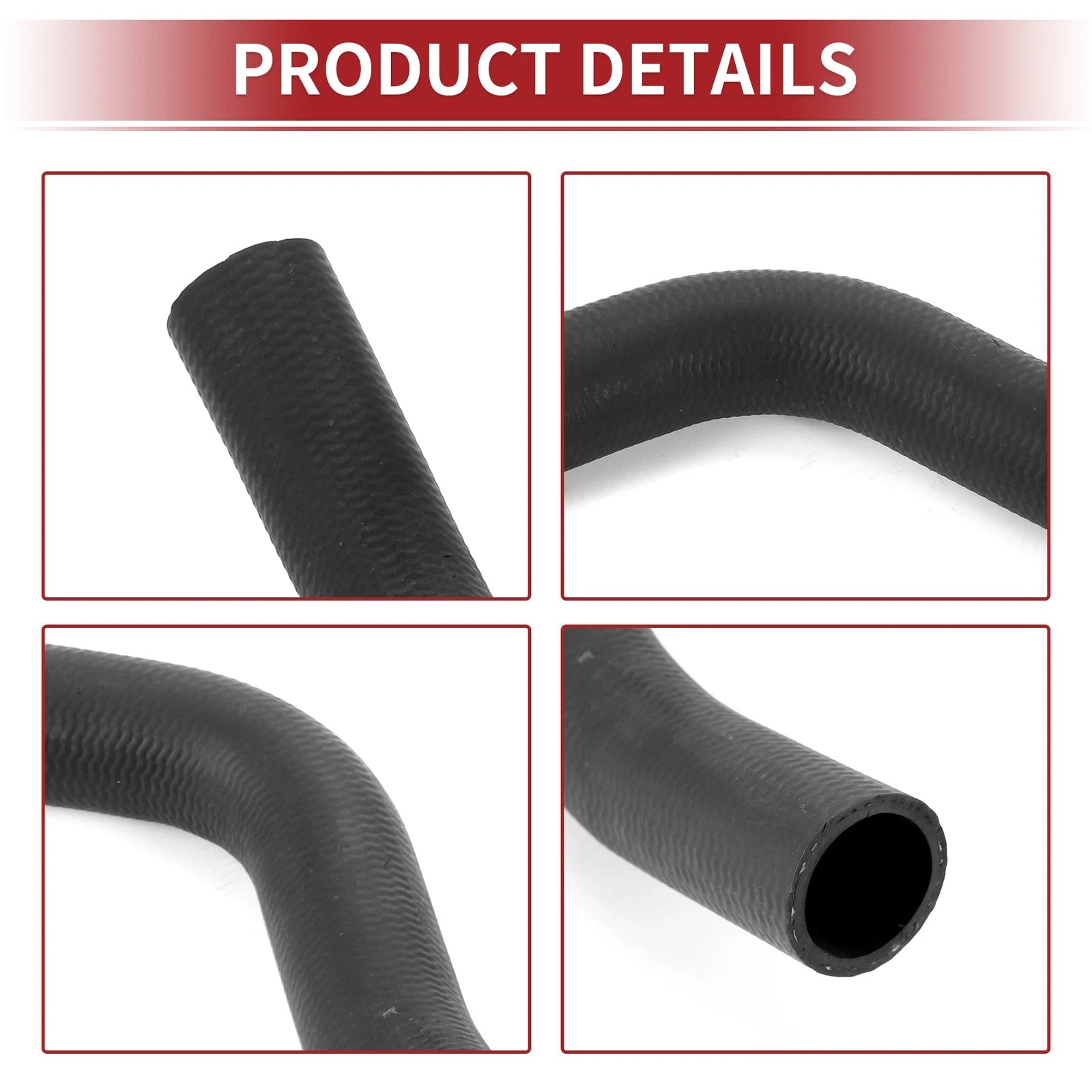 Radiator Hose for Honda CR-V 2.4L (2002–2004) No. 19502PNB000 Rubber Black