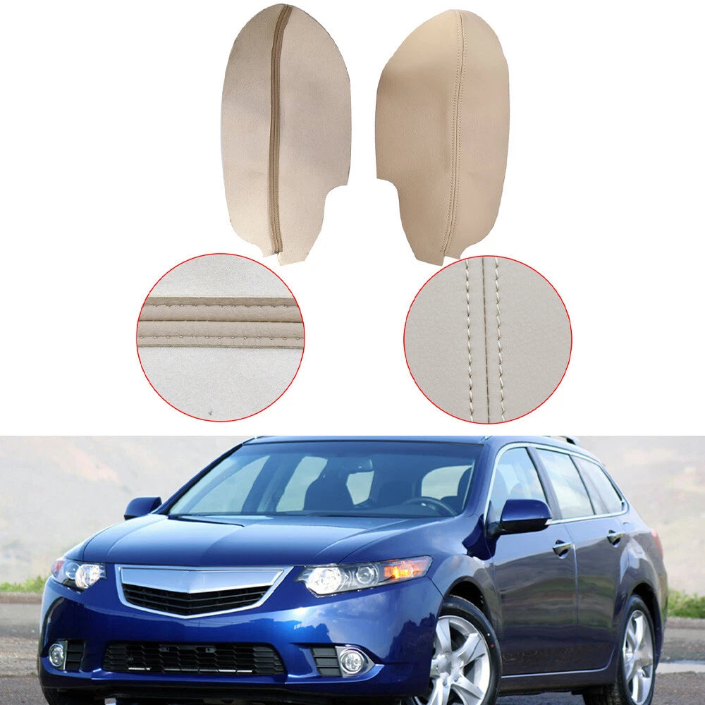 Beige Door Panel Armrest Cover for Acura TSX (2009–2014)