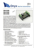 Analog I/O Module OM-220B for Onyx Marine Automation (For Parts Not Working)