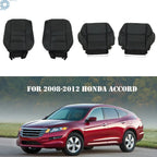Set of 2 Leather Seat Covers for Honda Accord (2008–2012) Black