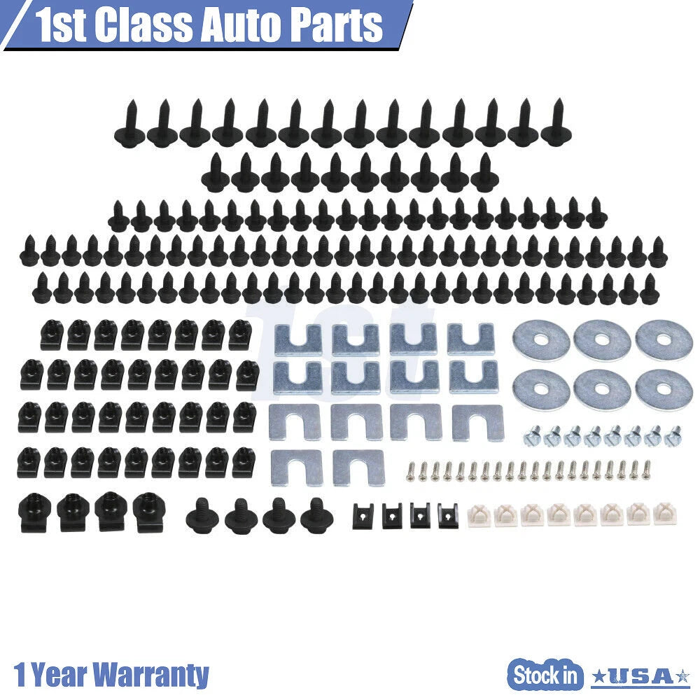 210 Pcs Front End Sheet Metal Hardware for Chevy Pickup GMC