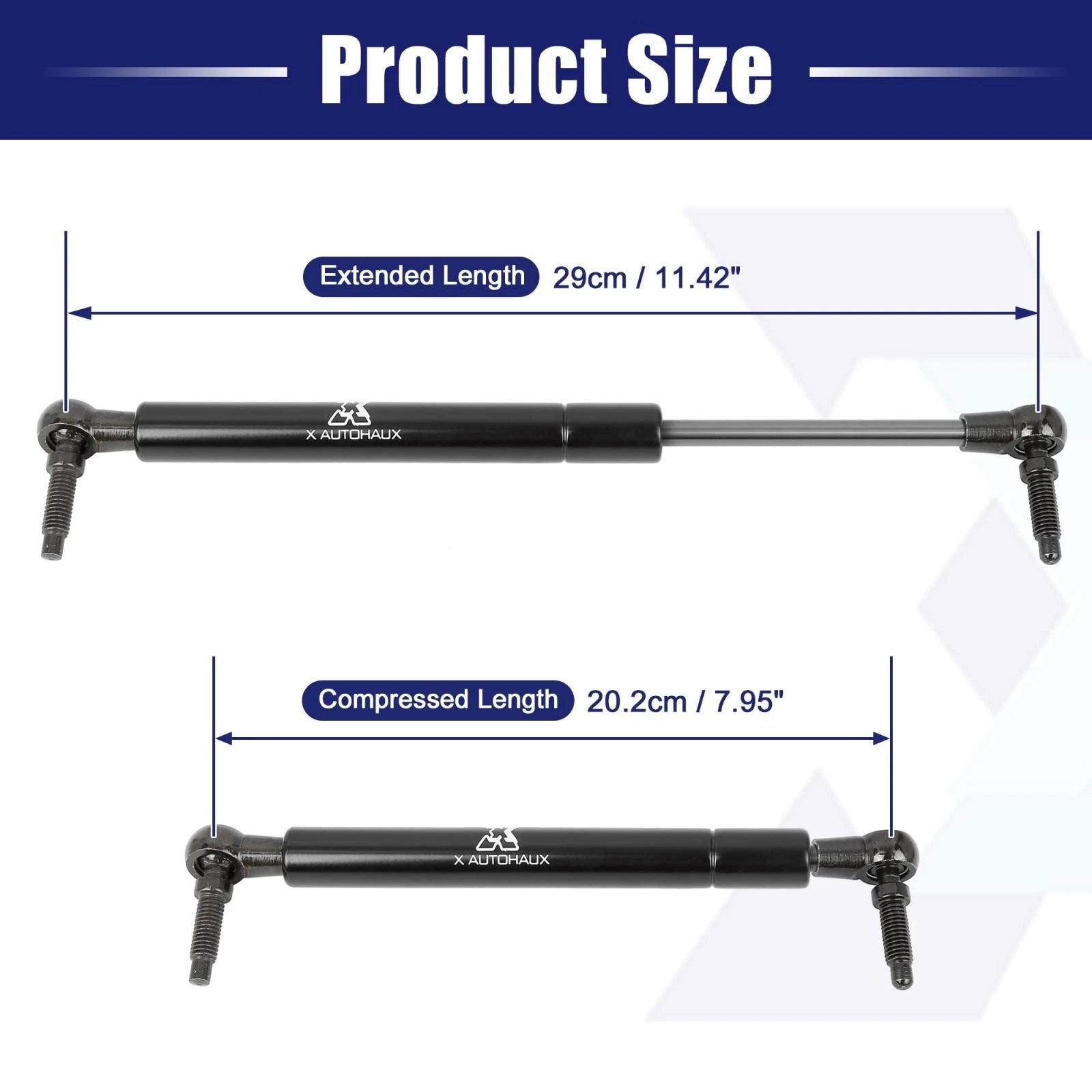 2X Rear Trunk Lift Supports Struts 4137 for Mitsubishi Eclipse (2002–2004)