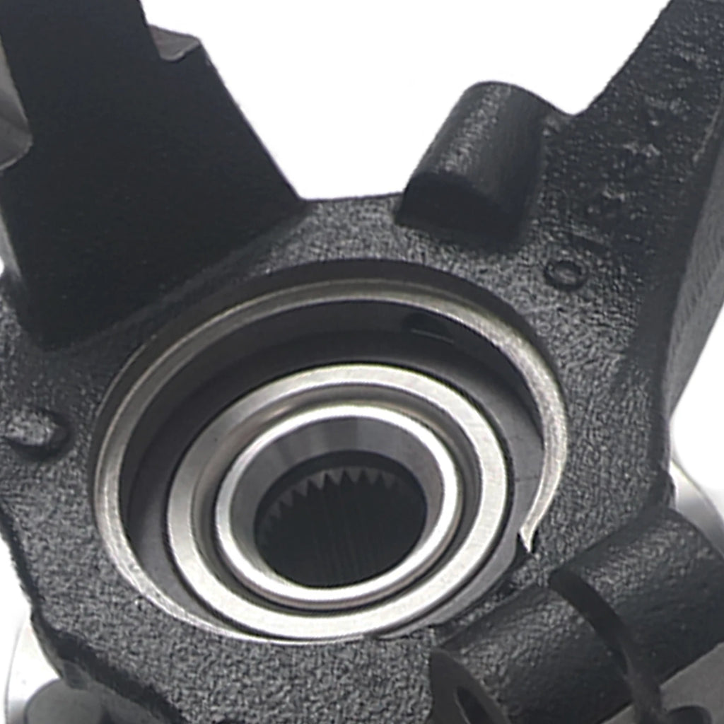 Pair of Front Steering Knuckles and Wheel Hub Bearings for Dodge Caliber (2007–2012)
