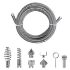 Electric Drain Cleaning Tool with Interchangeable Heads