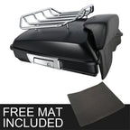 Matte Razor Trunk Backrest Luggage Rack for Harley Touring Road King (2014–2026)