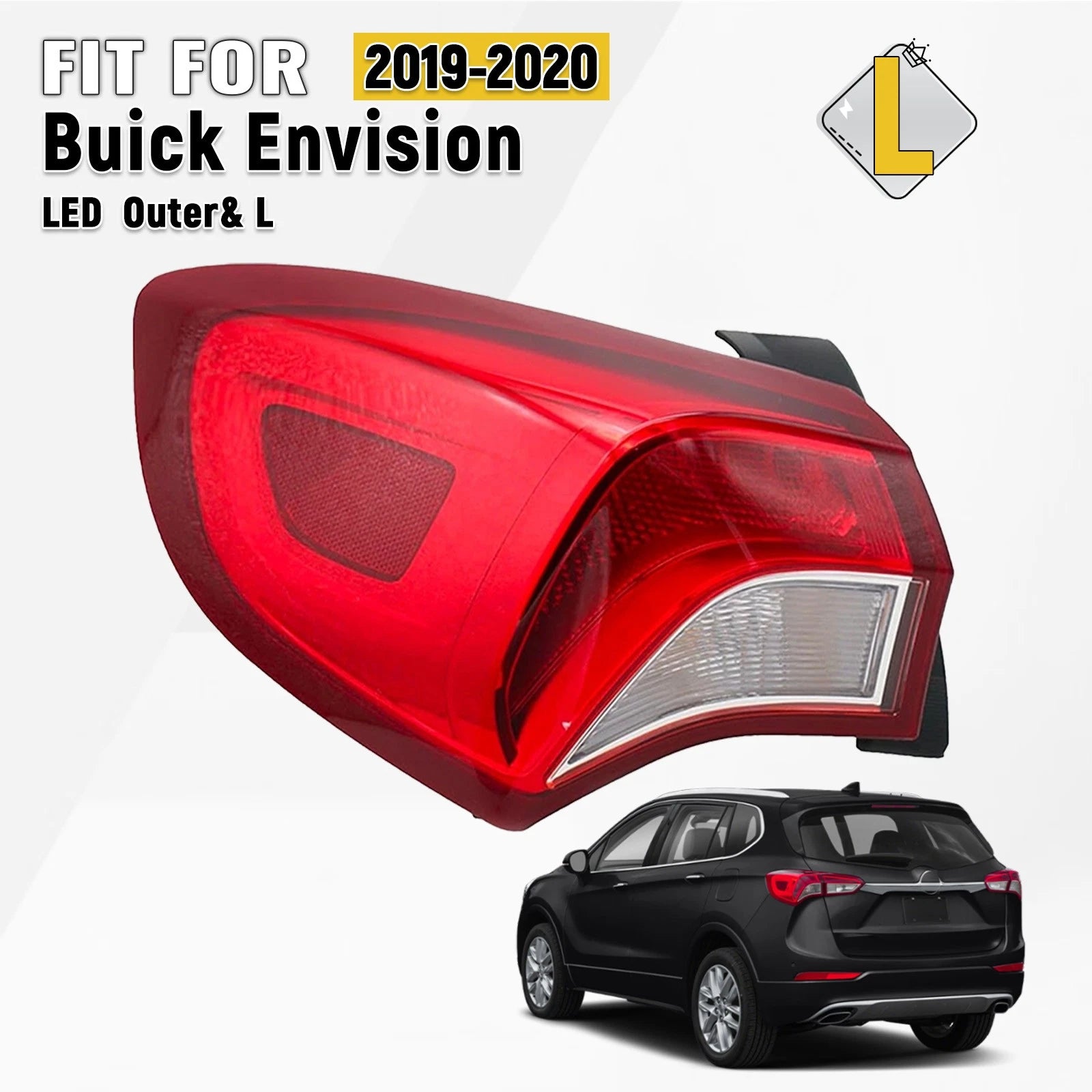 LED Tail Light for Buick Envision (2019–2020) Outer Rear Lamp Left