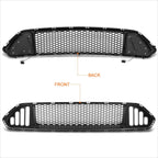 Honeycomb Mesh Front Upper Bumper Hood Grille w/LED DRL for Ford Mustang (2018–2020)