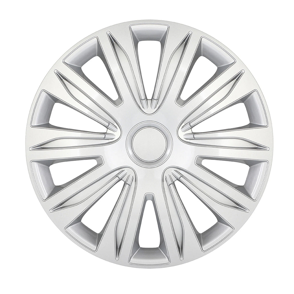 Set of 4 Wheel Covers for R17 Tires - Snap On Silver
