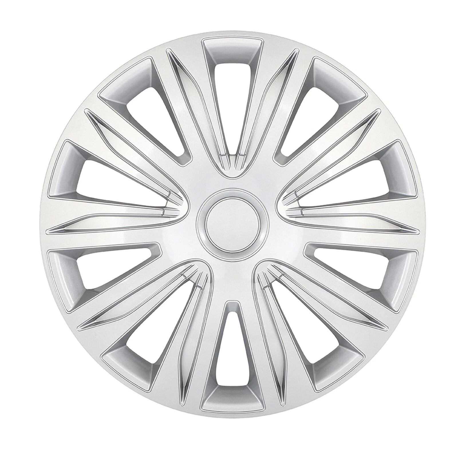 Set of 4 Wheel Covers for R17 Tires - Snap On Silver