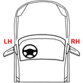 Interior Door Handle for Honda Accord (1998–2002) Rear Driver Side Plastic