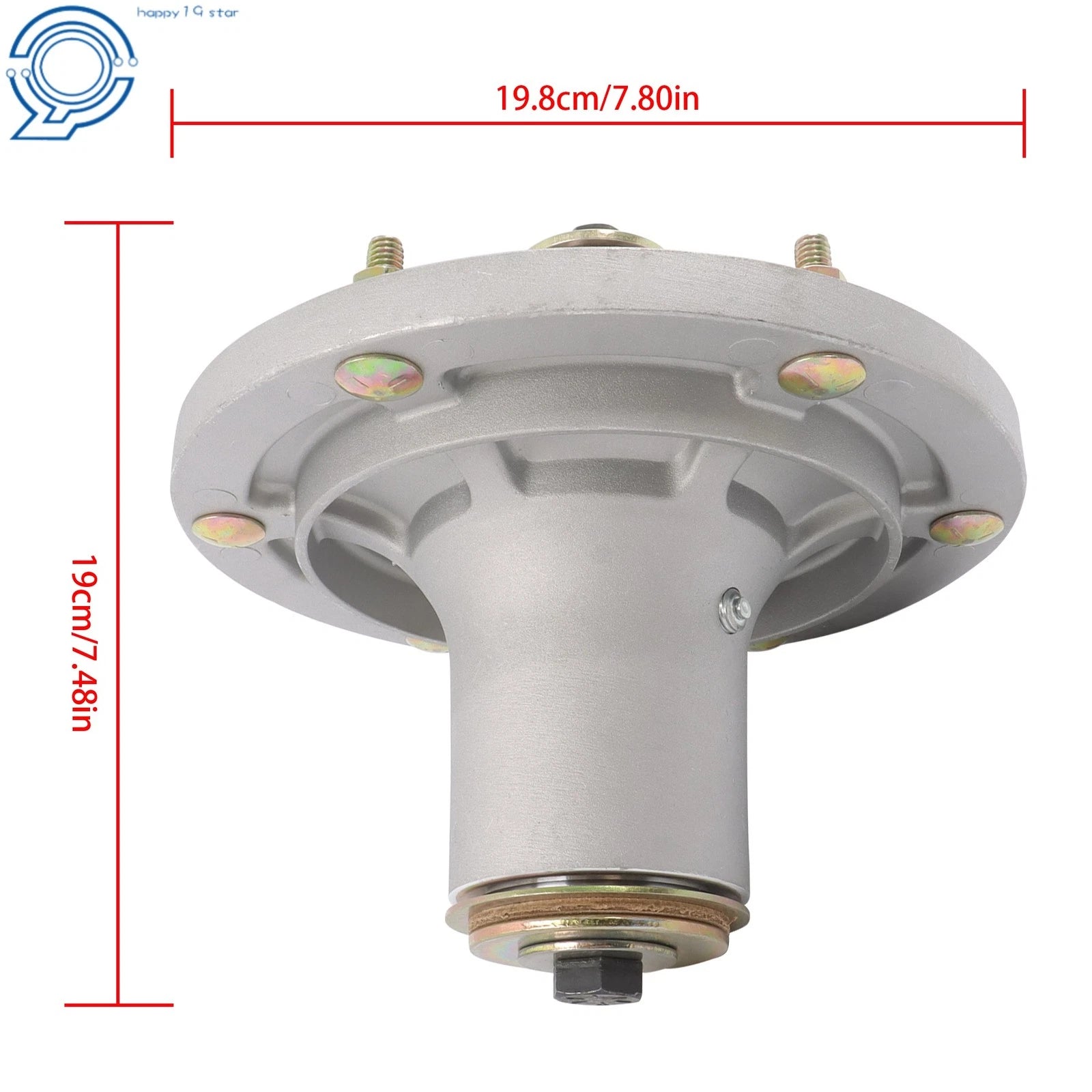 Spindle Assembly for Grasshopper 52" 61" Deck (623701 623762 623782 3452 9861)