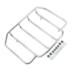 Chrome Luggage Top Rack for Harley Touring Road King Street Glide (2009-2023)