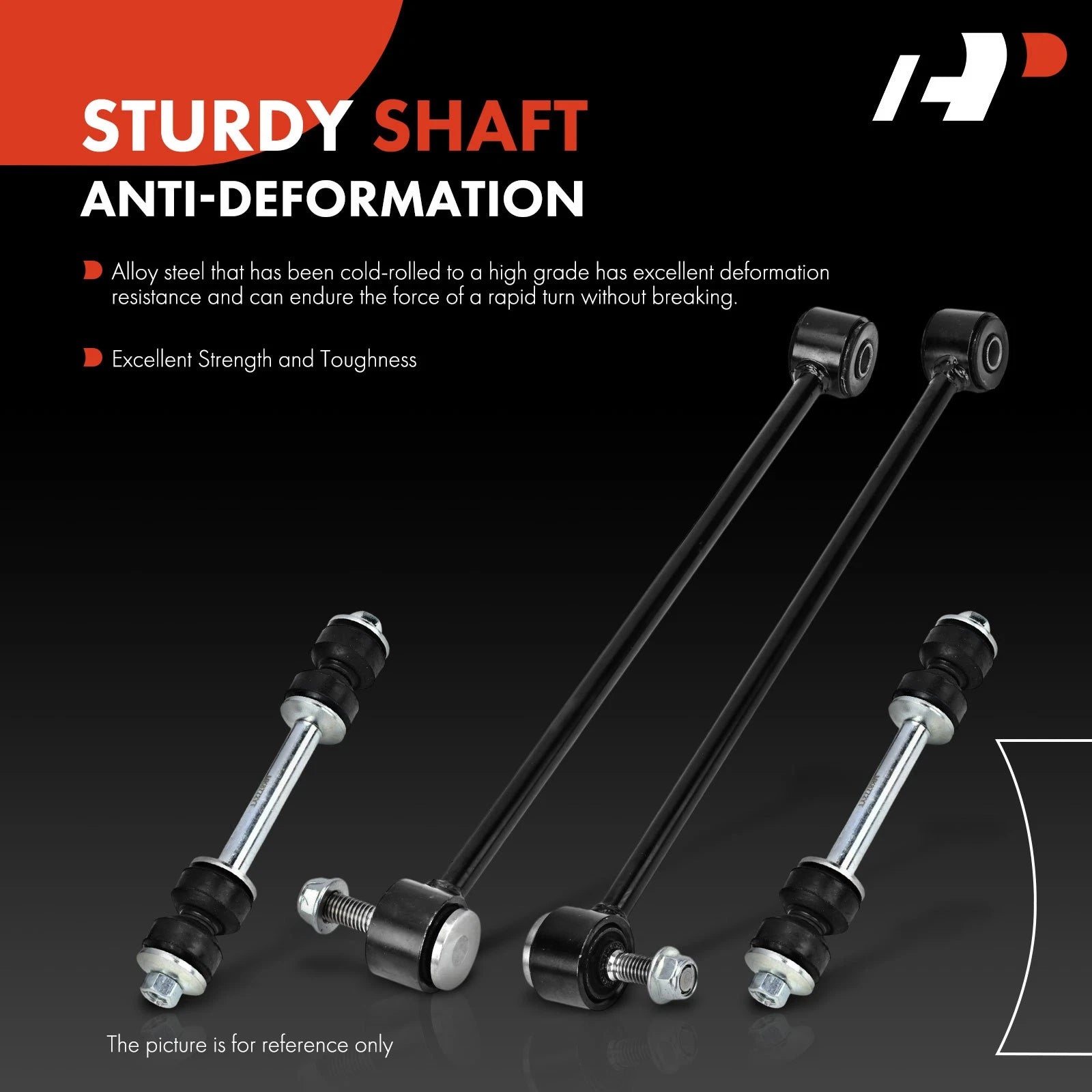 Set of 4 Front & Rear Sway Bar Links for Ford Expedition (1997–2002)