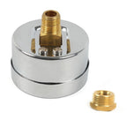 Pressure Gauge 1/8" NPT 0-15 PSI 3/8" Back Mount for Automotive Use