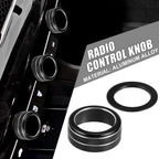 Set of 4 Black Air Conditioner Shift Knob Covers for Honda Civic (2022)