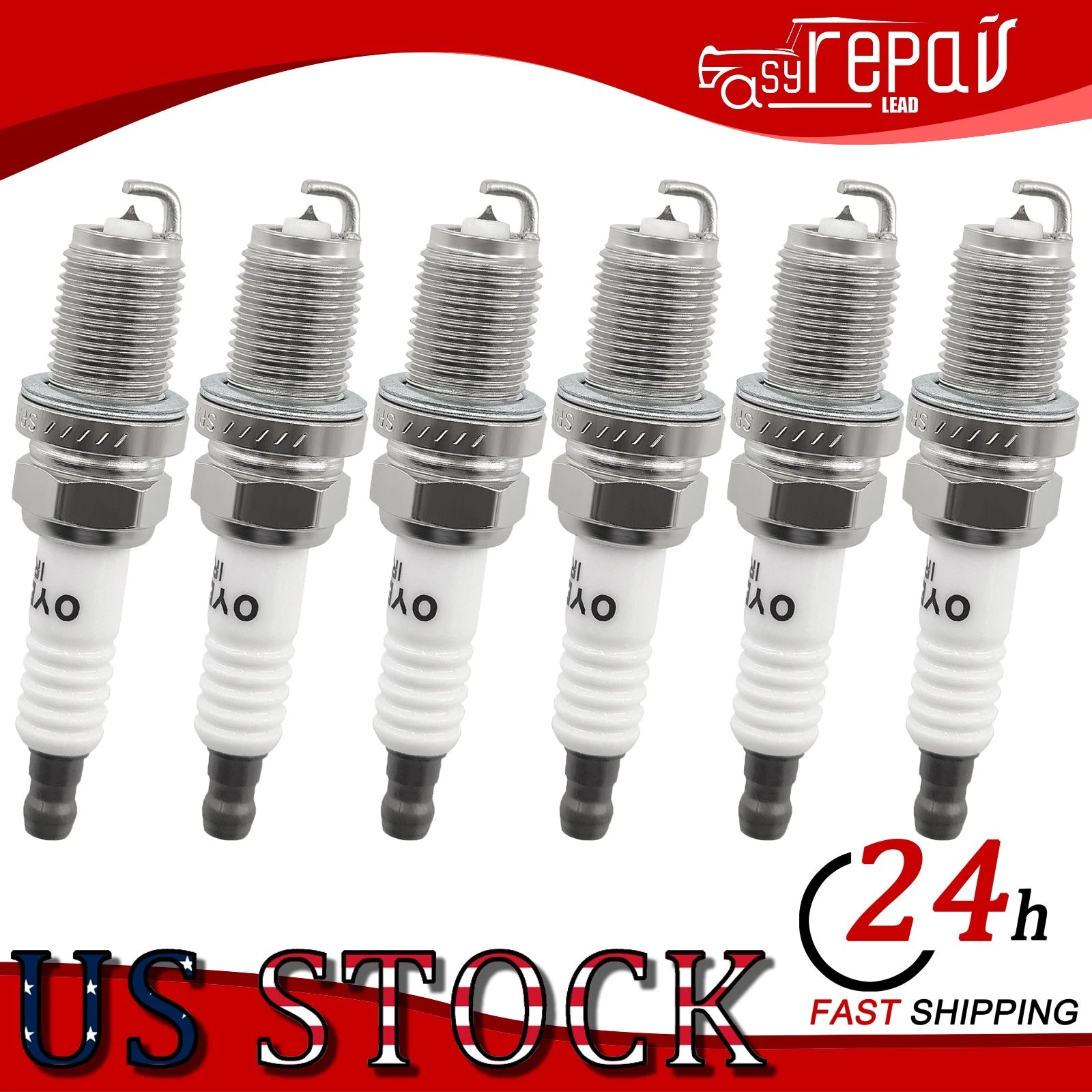 6x Ignition Coil & 6x Spark Plugs for Toyota Camry Sienna (UF267)