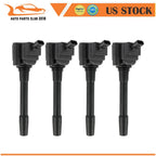 Set of 4 Ignition Coils for Jeep Renegade BU (2019–2023) Fiat 500X (2019–2022) 1.3L