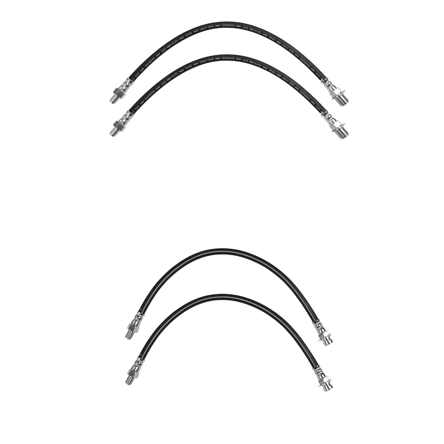 Sunsong Brake Hydraulic Hose Kit for Ford P-350 (1961–1962)