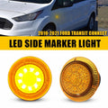 Set of 2 Amber LED Side Turn Signal Lights for Ford Transit Connect (2010–2023)