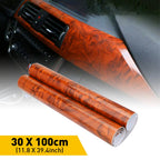 Wood Grain Glossy Wrap Sticker for Car Interior (YYYY–YYYY)