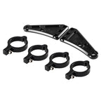 CNC Headlight Lamp Mount Bracket for Universal Fit 41mm Fork Tubes (Pair)