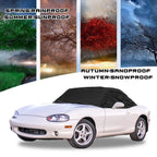 Custom Half Cover for Mazda MX5 MX-5 Mk1 Mk2 (1989–2005) 600D Black Roof