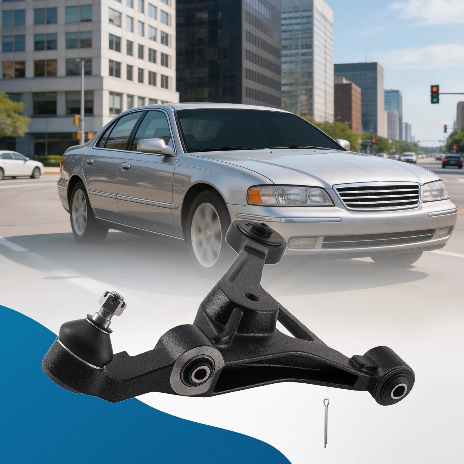 Front Right Lower Control Arm with Ball Joint for Stratus Cirrus Sebring (1996-2006)